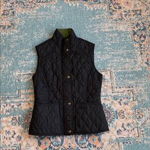 Barbour Liddesdale Quilted Black Vest for Women